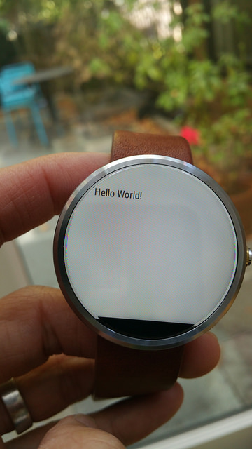 Developing For Android Wear: Day 1