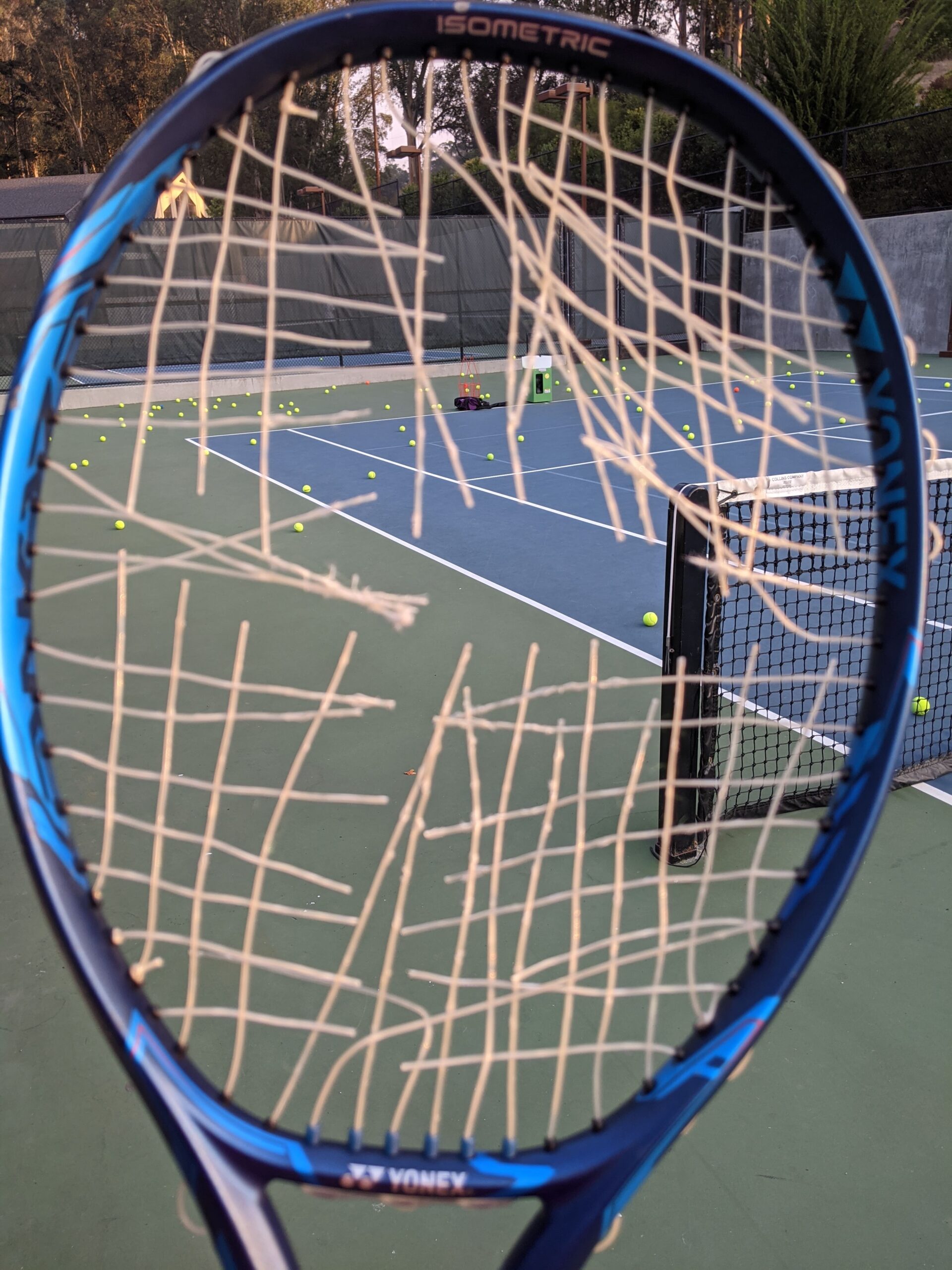 Tennis: strings and tension